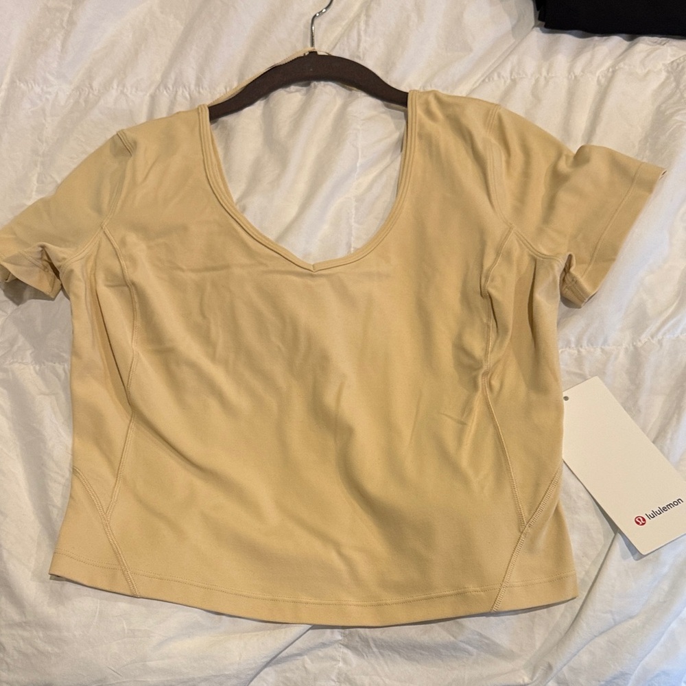 Lululemon align tee tan